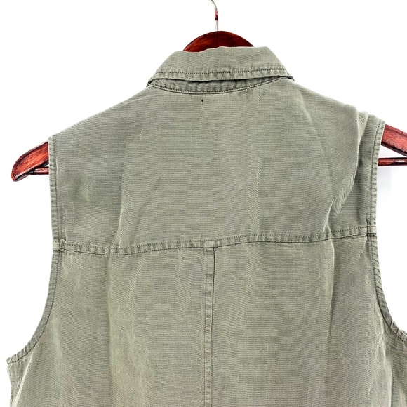 nwt | Dear John Olive Josie Moto Vest Small - Picture 6 of 8